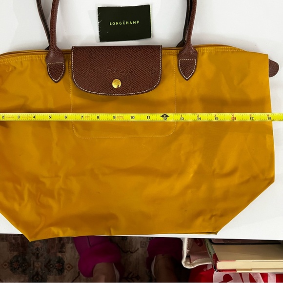 Longchamp Le Pliage Original L in Marigold - Picture 9 of 11